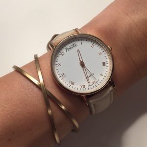 Nanette rose gold watch